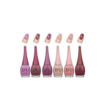 B.O Nail polish lacquer long wear multi colors beauty 6 pieces of 16 ml