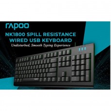 Rapoo NK1800 Spill Resistance Wired USB Keyboard