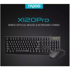 Rapoo X120Pro Wired Keyboard & Mouse Combo