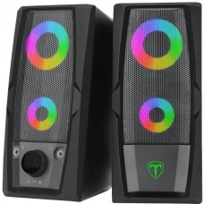 T-Dagger T-TGS550 2 x 3W | 3.5mm | RGB Speakers – Black