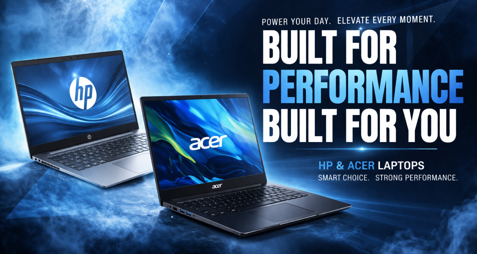 HP and ACER LAPTOPS